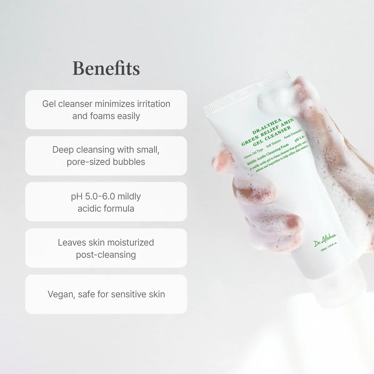 Green Relief Amino Gel Cleanser - Image 5