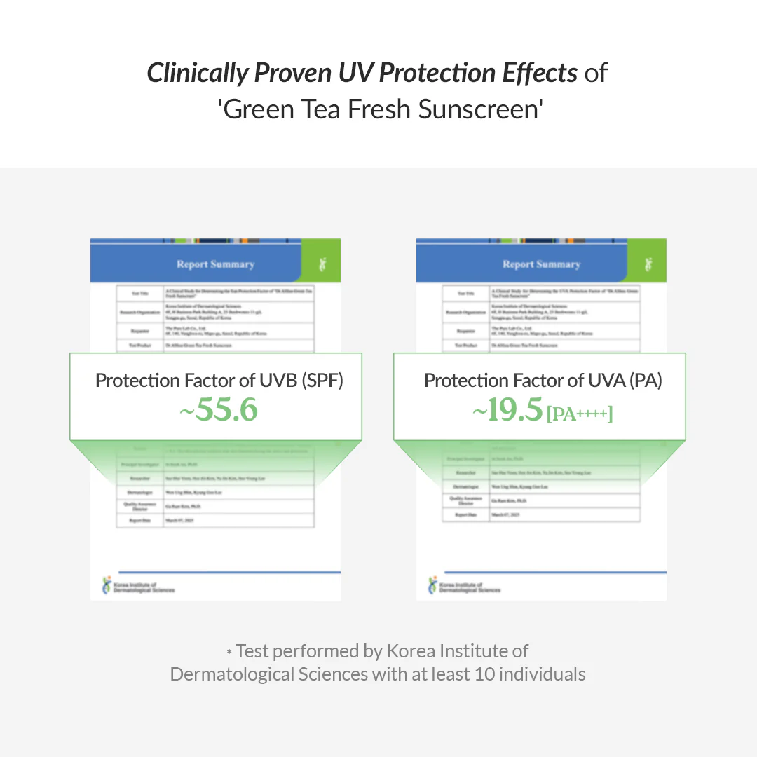 Green Tea Fresh Sunscreen - Image 7